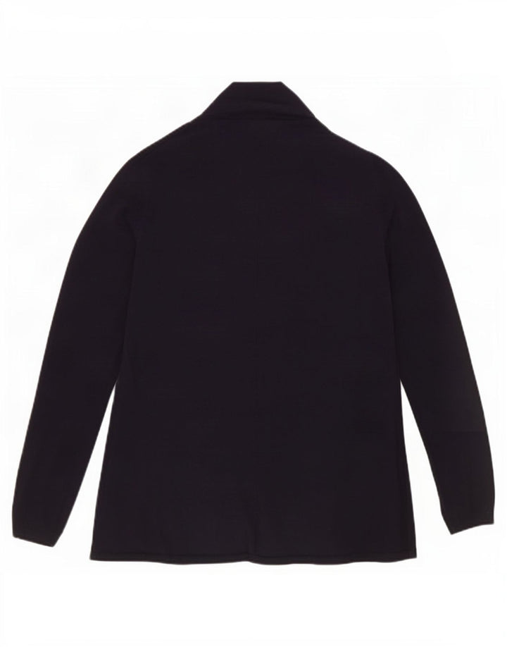 Женский открытый кардиган Zara UK 10, маленький темно-синий