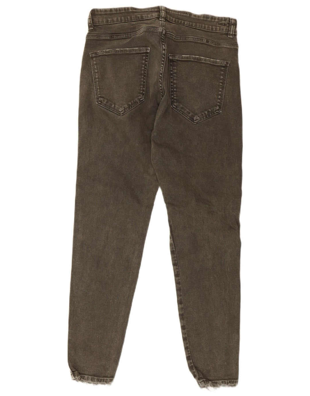 Мужские потертые узкие джинсы Zara EU 42 Medium W32 L27 Хаки Хлопок