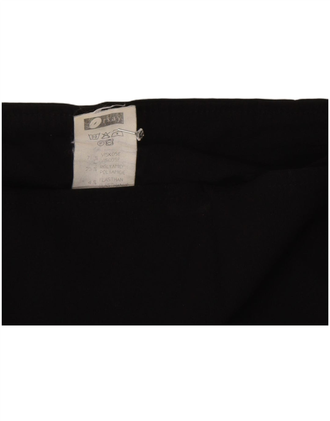 Orsay Женская мини-юбка с запахом IT 42 Medium W30 Черная вискоза