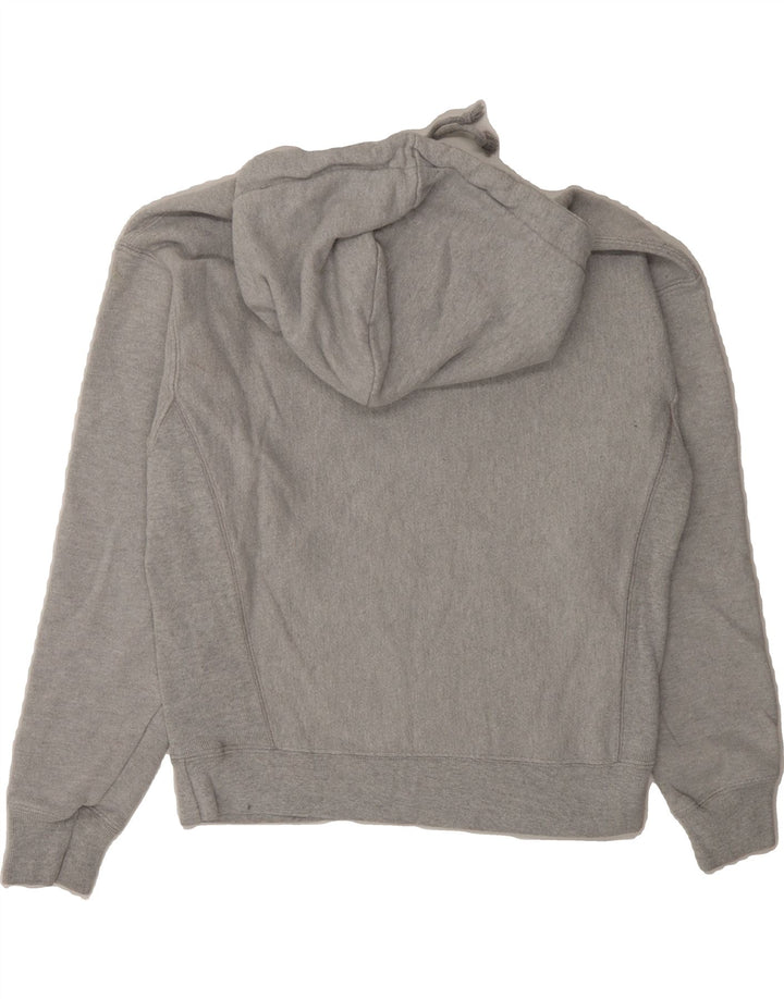 CHAMPION Womens Graphic Hoodie Jumper UK 14 Medium Grey Vintage Champion and Second-Hand Champion from Messina Hembry 