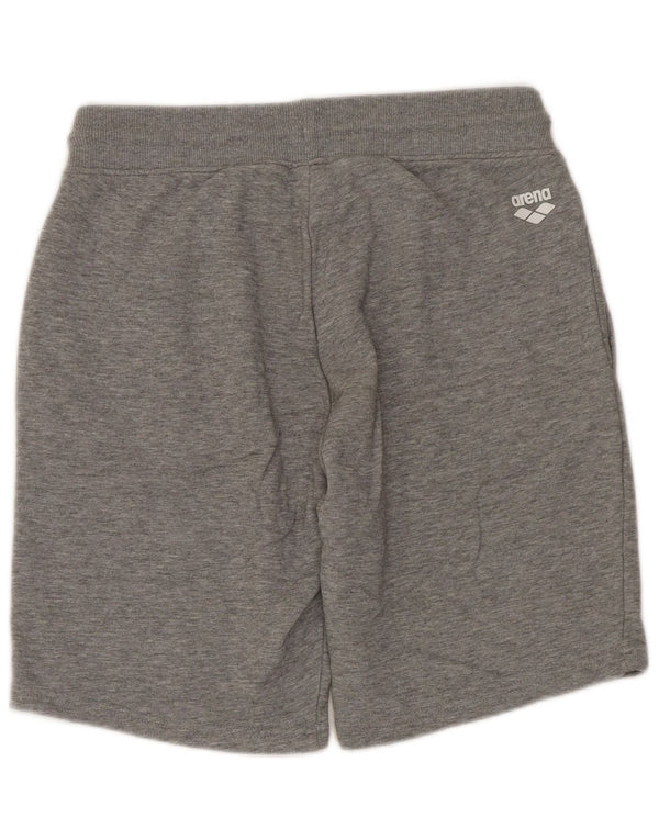 Женские спортивные шорты Arena с графическим рисунком UK 10, маленькие серые хлопковые