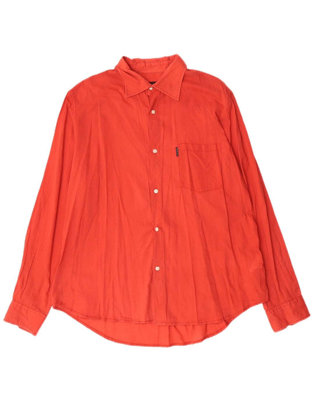 Мужская рубашка Calvin Klein Jeans 2XL красная, хлопок