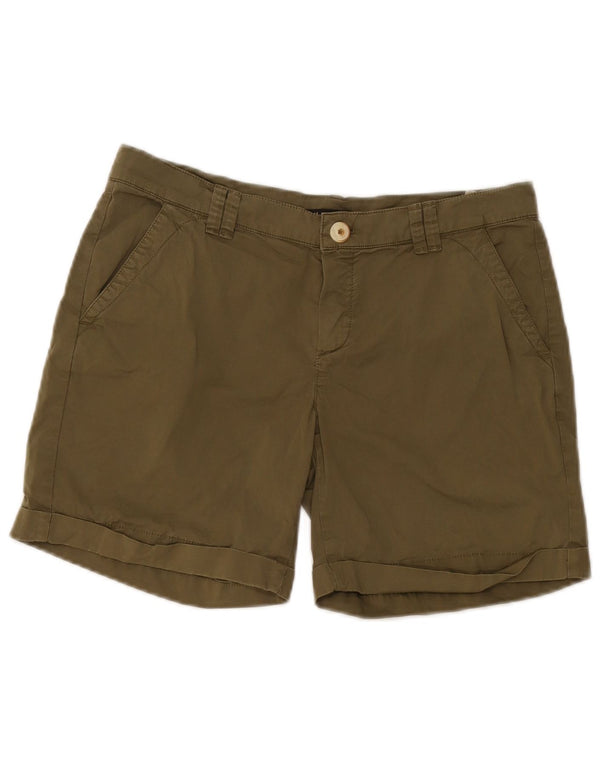 Massimo Dutti Женские повседневные шорты чинос EU 38 Small W28 Хаки Хлопок
