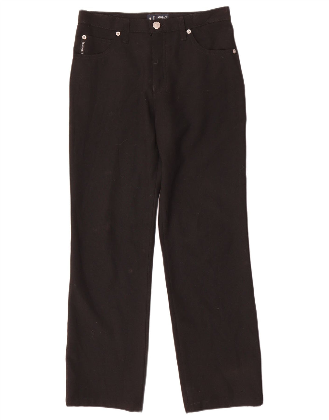 Женские прямые повседневные брюки Armani W27 L27 черные