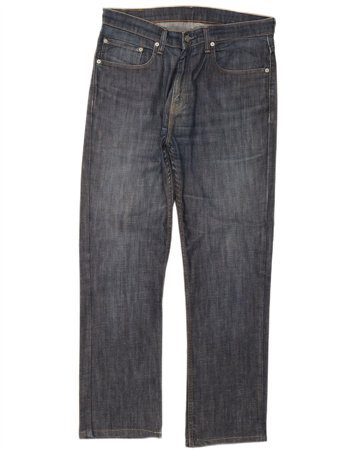 Мужские прямые джинсы Levi's W34 L34 темно-синие, хлопок
