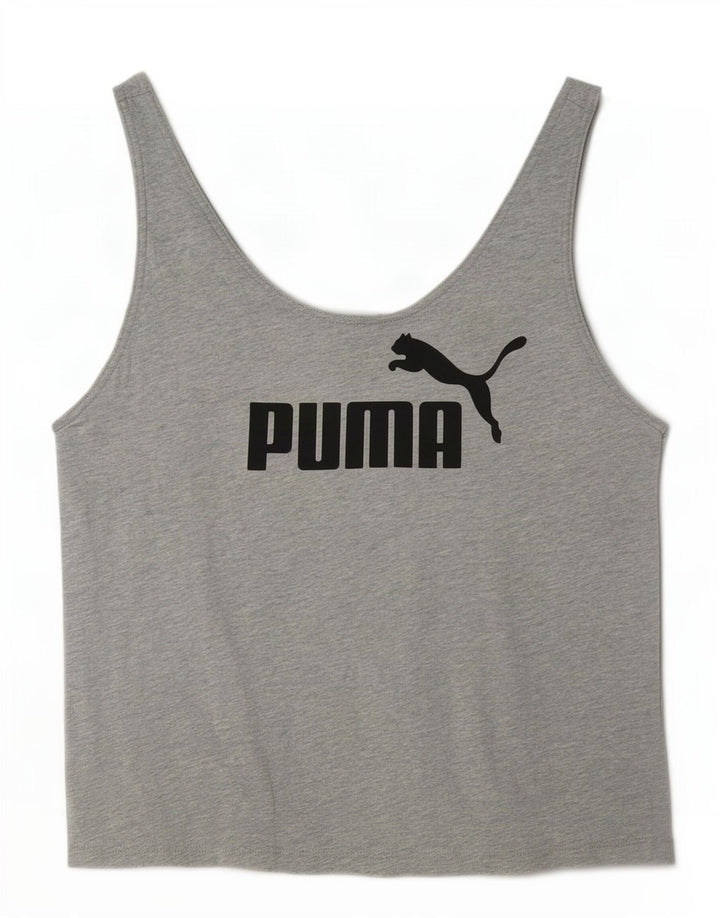 Женский жилет с рисунком Puma UK 10, маленький серый в крапинку