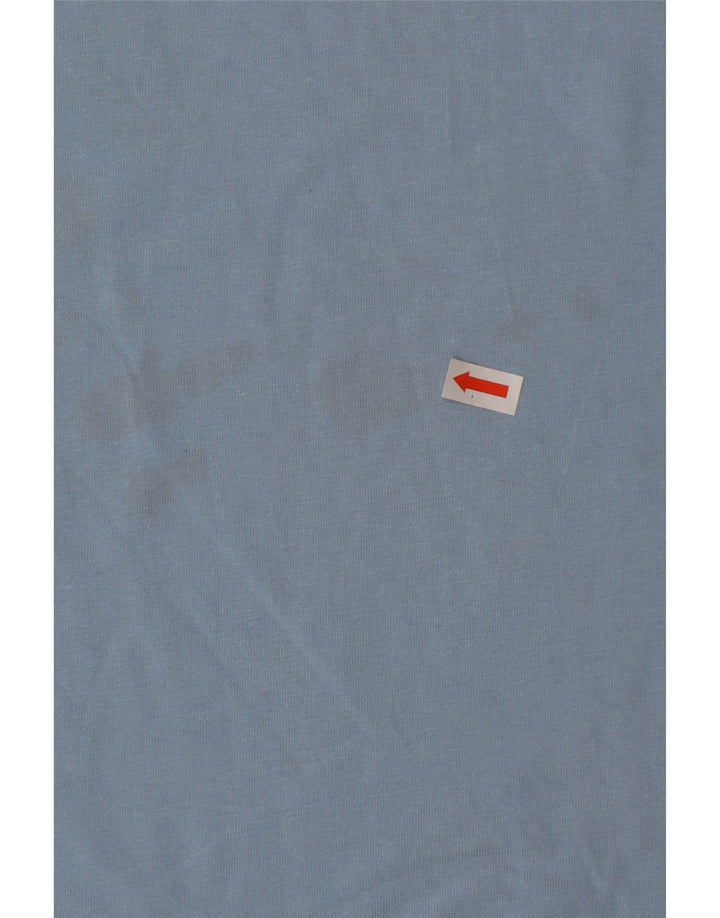 Crew Clothing Мужская футболка из хлопка среднего синего цвета