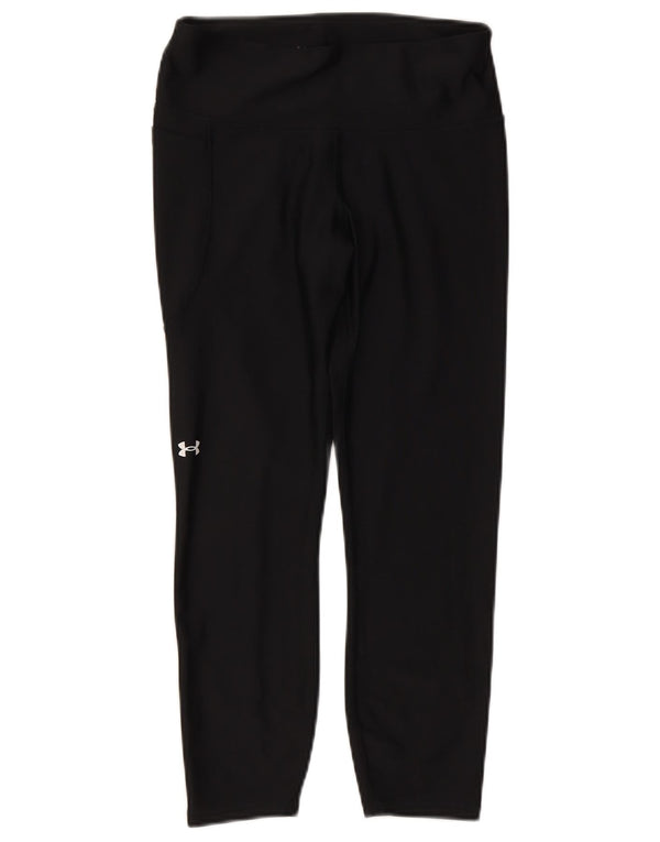 Женские леггинсы-капри Under Armour Heat Gear UK 12, средние, черные