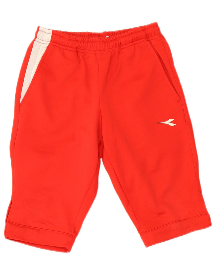 Спортивные шорты Diadora для мальчиков 7-8 лет, 3XS, красный полиэстер