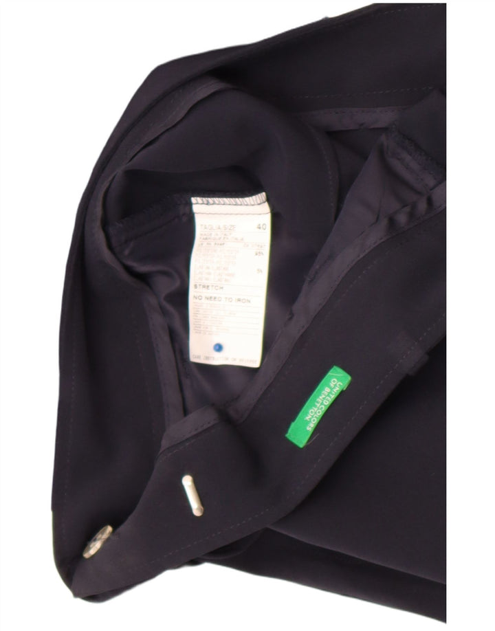 Женские шорты чинос Benetton IT 40 Small W28 Темно-синий полиэстер