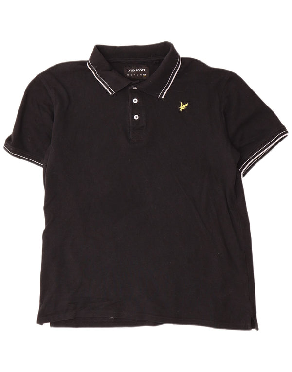 Мужская рубашка-поло Lyle & Scott 2XL, черный хлопок