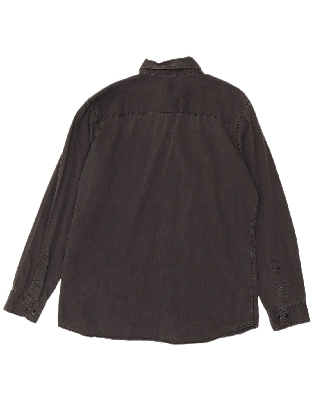 Мужская джинсовая рубашка Jack & Jones XL серая, хлопок