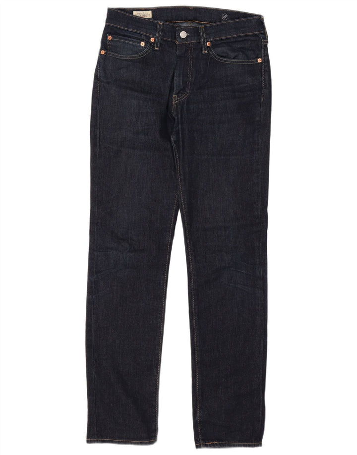 Мужские джинсы Levi's Slim 511 W31 L32, темно-синие, хлопковые, классические