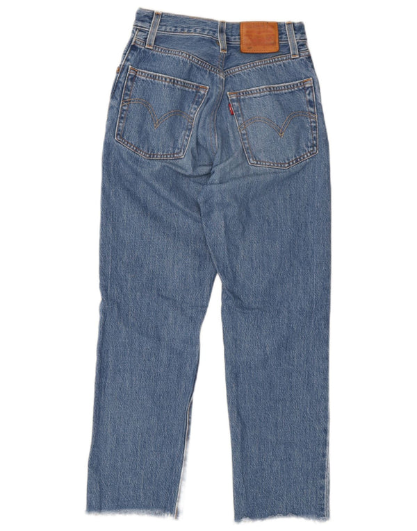 Женские прямые джинсы Levi's 501 W24 L26 синие, хлопок