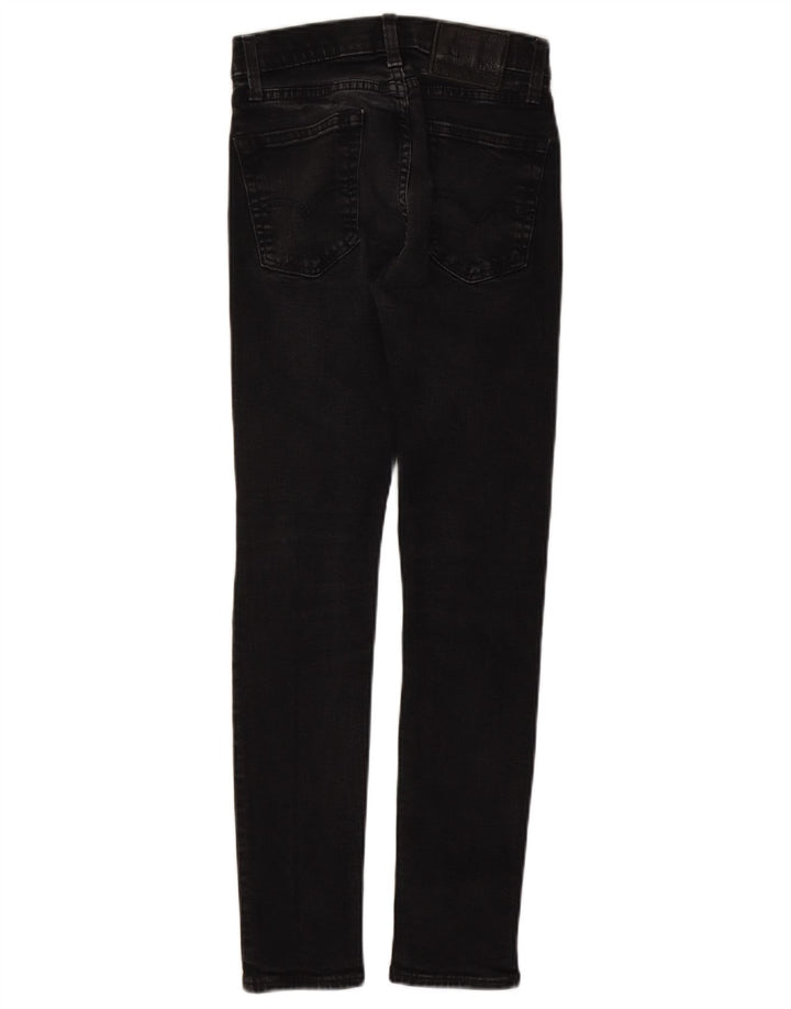 Женские джинсы скинни Levi's W28 L29, черный хлопок