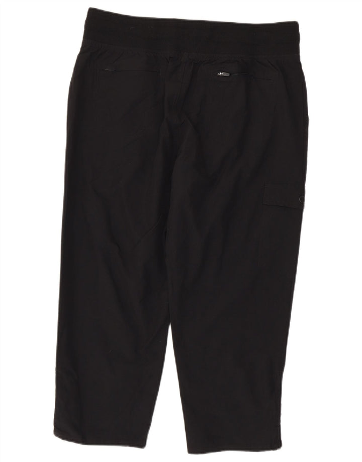 EDDIE BAUER Женские прямые капри карго, средние W30 L22, черные