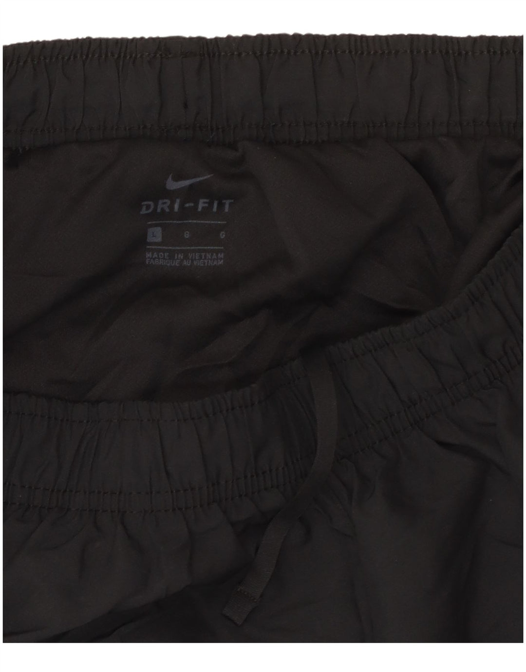 Женские спортивные шорты NIKE UK 14, большие черные из полиэстера