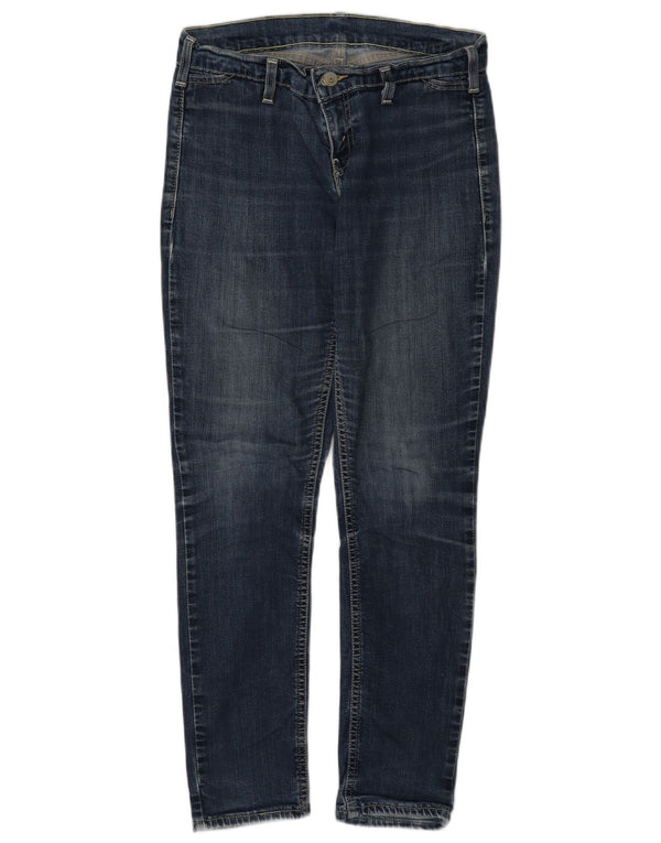 Женские джинсы скинни Levi's W27 L30 синие, хлопок
