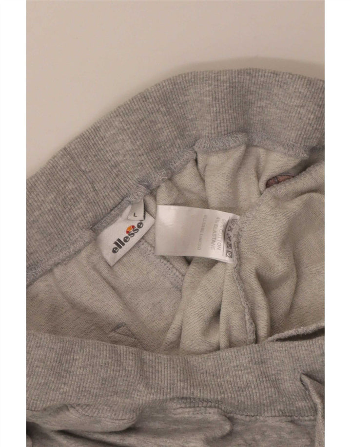 Мужские спортивные брюки Ellesse, джоггеры, большие серые, хлопок