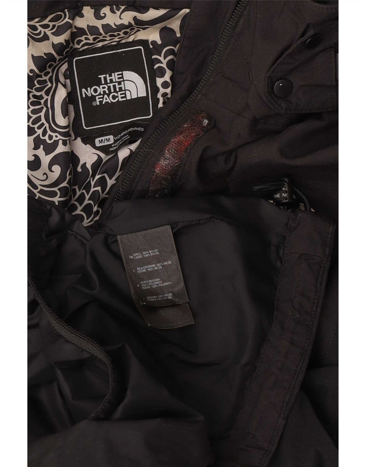 Женская дождевик с капюшоном The North Face UK 12, средний черный нейлон