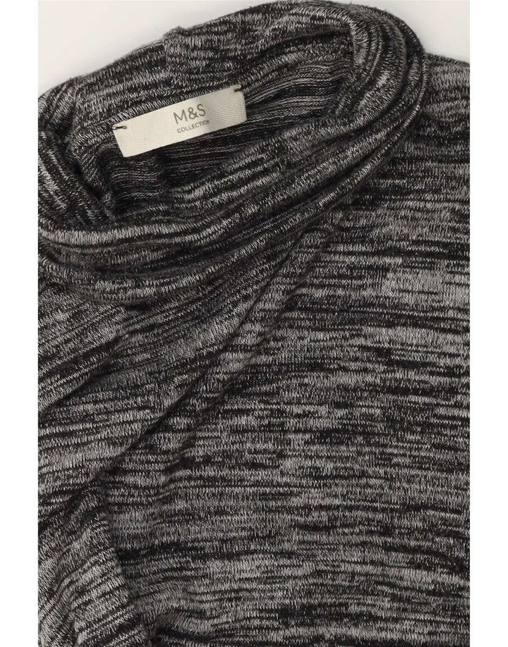 Женская туника Marks & Spencer UK 18 XL Серая в крапинку