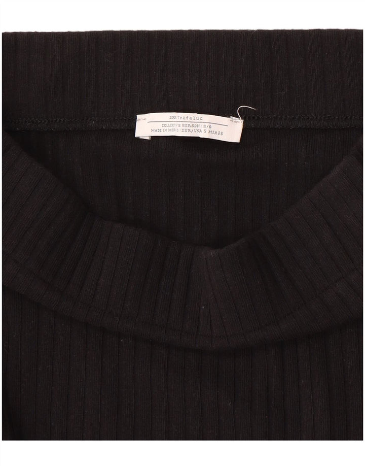 Женская трикотажная юбка миди Zara, маленькая W26, черная