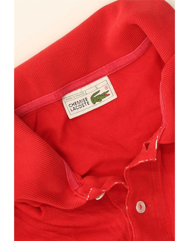 Мужская рубашка-поло Lacoste, размер 6 XL, красная