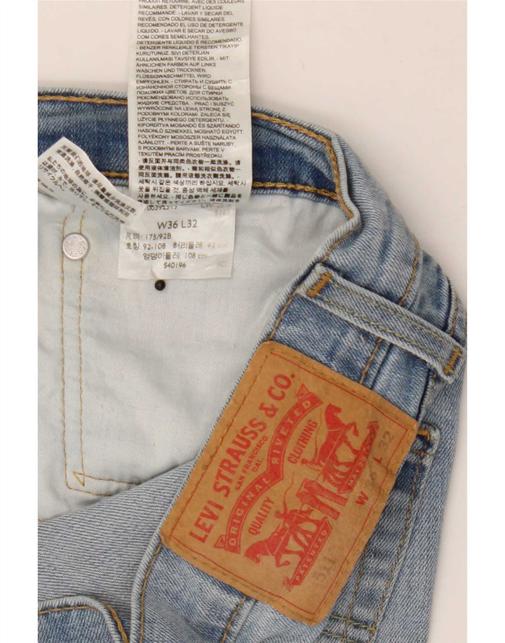 Мужские джинсы Levi's Slim 511 W36 L32 синие, хлопок