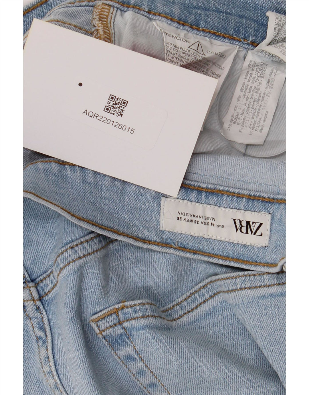 Мужские зауженные джинсы Zara W36 L29, синий хлопок