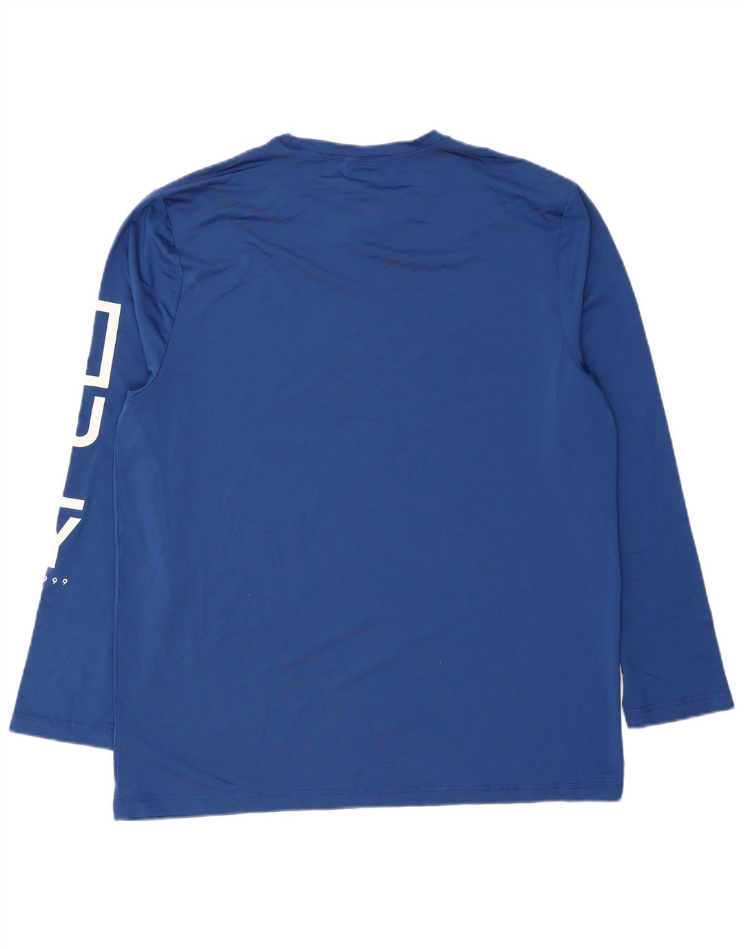 Мужской топ с рисунком Hurley, длинный рукав XL, синий полиэстер