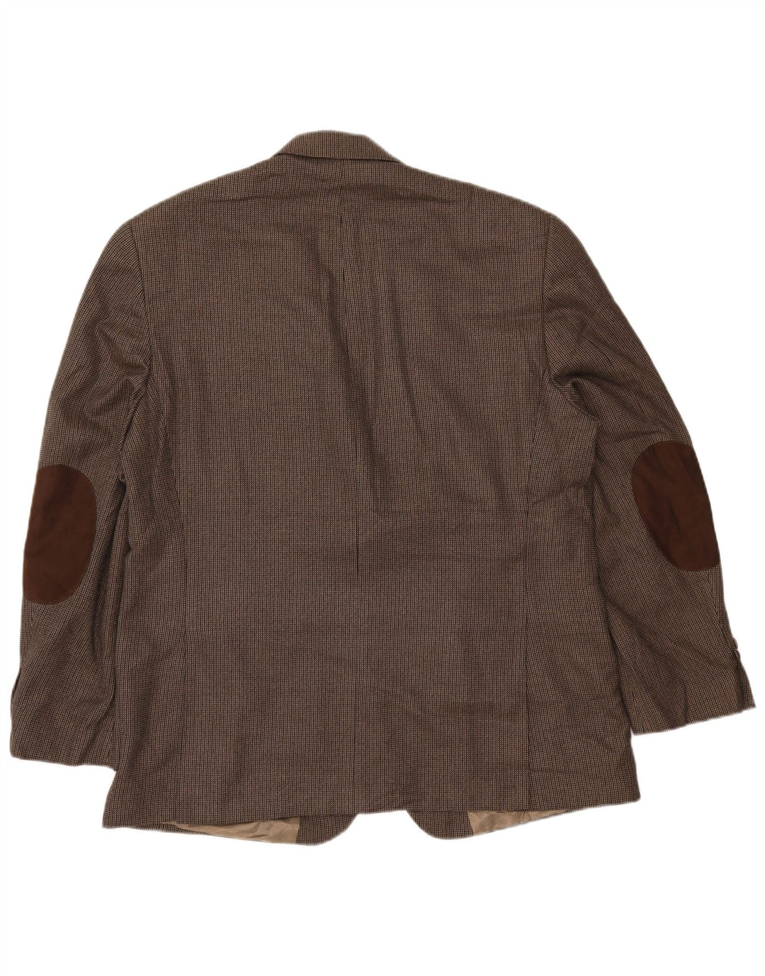 IZOD Мужской пиджак с 2 пуговицами UK 44 2XL Коричневый вискоза в тонкую полоску