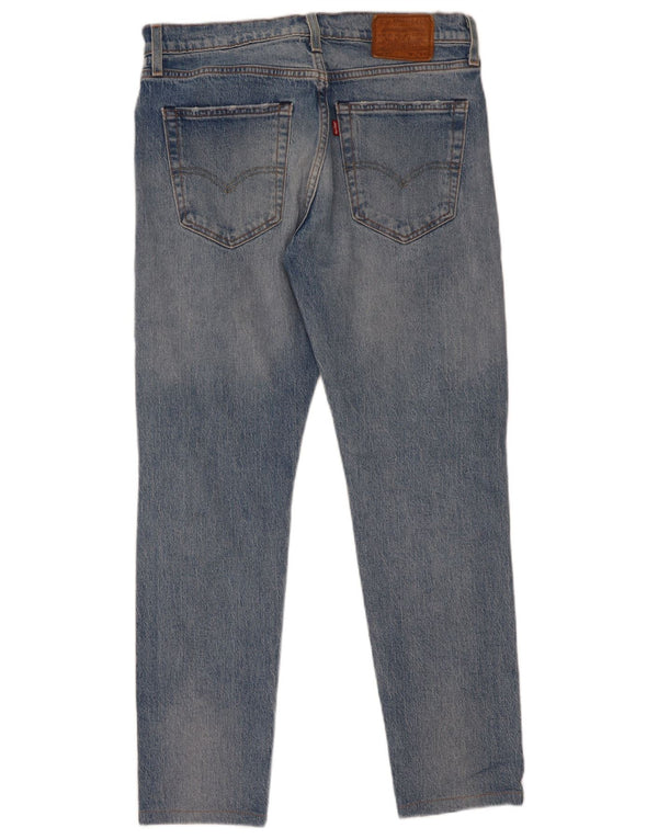 Мужские зауженные зауженные джинсы Levi's 512 W32 L32 синие, хлопок