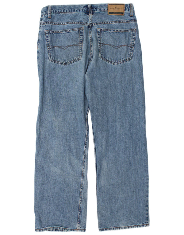 Мужские прямые джинсы Marks & Spencer Blue Harbour W34 L29, синий хлопок