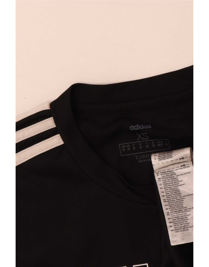 Мужская футболка Adidas Climalite с рисунком Top XS, черный полиэстер