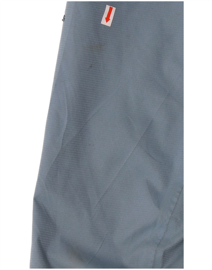 Женская дождевик с капюшоном Adidas UK 14, средний синий полиэстер