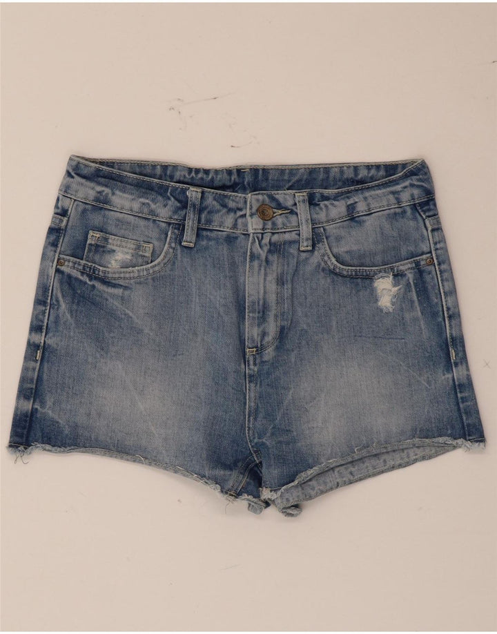 Женские джинсовые шорты Zara EU 36 XS W26 Синие