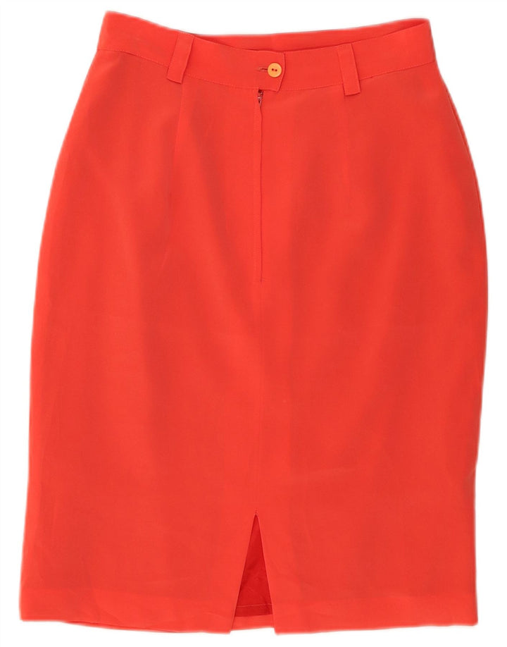 RENATO BALESTRA Womens Pencil Skirt IT 44 Medium W28  Red Polyester