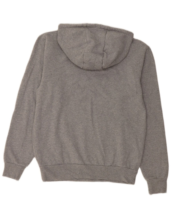 Женский джемпер с капюшоном Ellesse UK 12, средний серый хлопок в крапинку