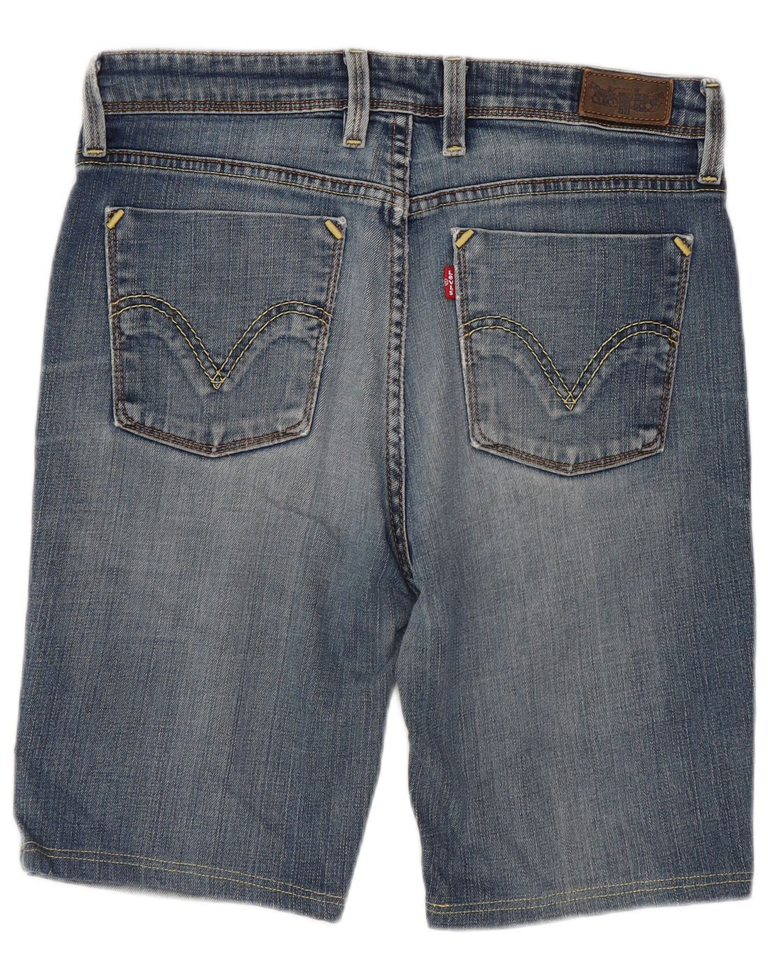 Женские джинсовые шорты Levi's W32, большие синие, хлопок
