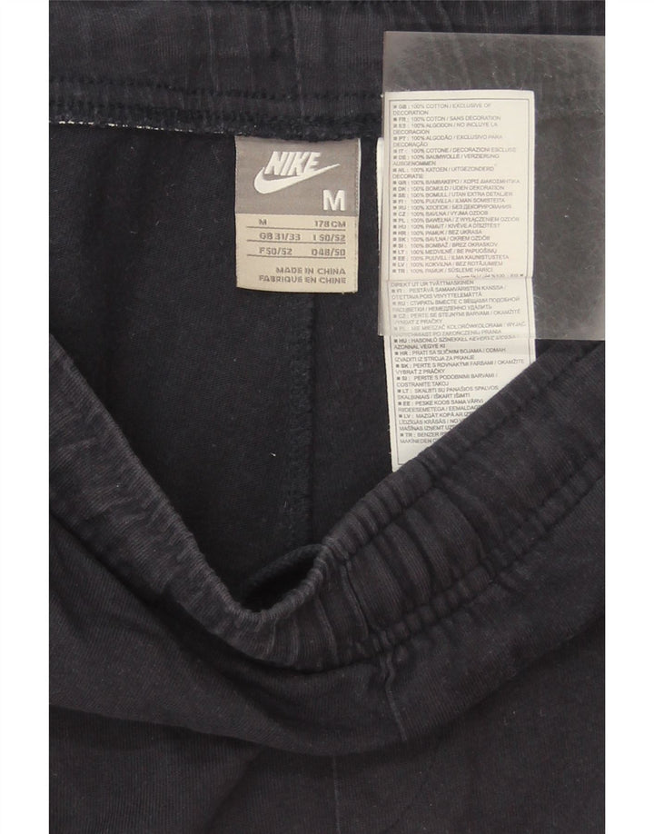 NIKE Womens Tracksuit Trousers UK 31/33 Medium  Black Cotton Vintage Nike and Second-Hand Nike from Messina Hembry 