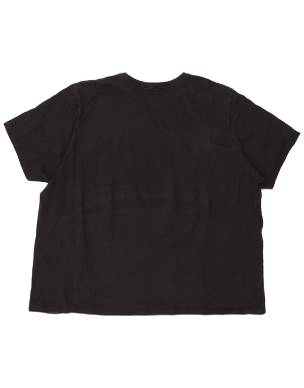LEVI'S Mens Standard Fit T-Shirt Top 4XL Black Cotton