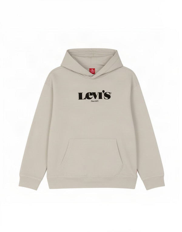 Женский джемпер с капюшоном Levi's, размер UK 10, маленький, белый, хлопок