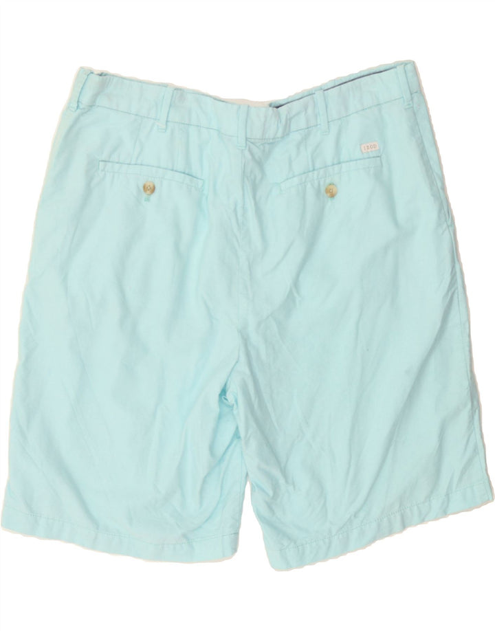 IZOD Mens Chino Shorts W38 XL Blue Cotton Vintage Izod and Second-Hand Izod from Messina Hembry 