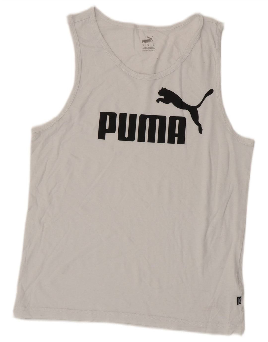 Женский жилет с рисунком Puma UK 14, средний белый хлопок, белый