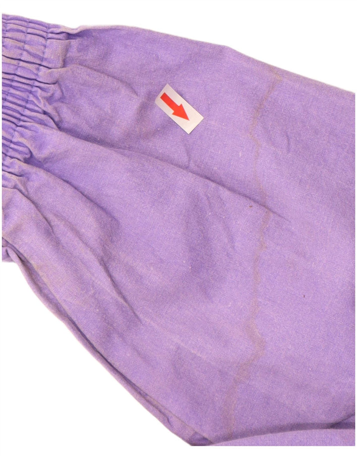 Винтажная мужская куртка-бомбер UK 40, большая фиолетовая, хлопок