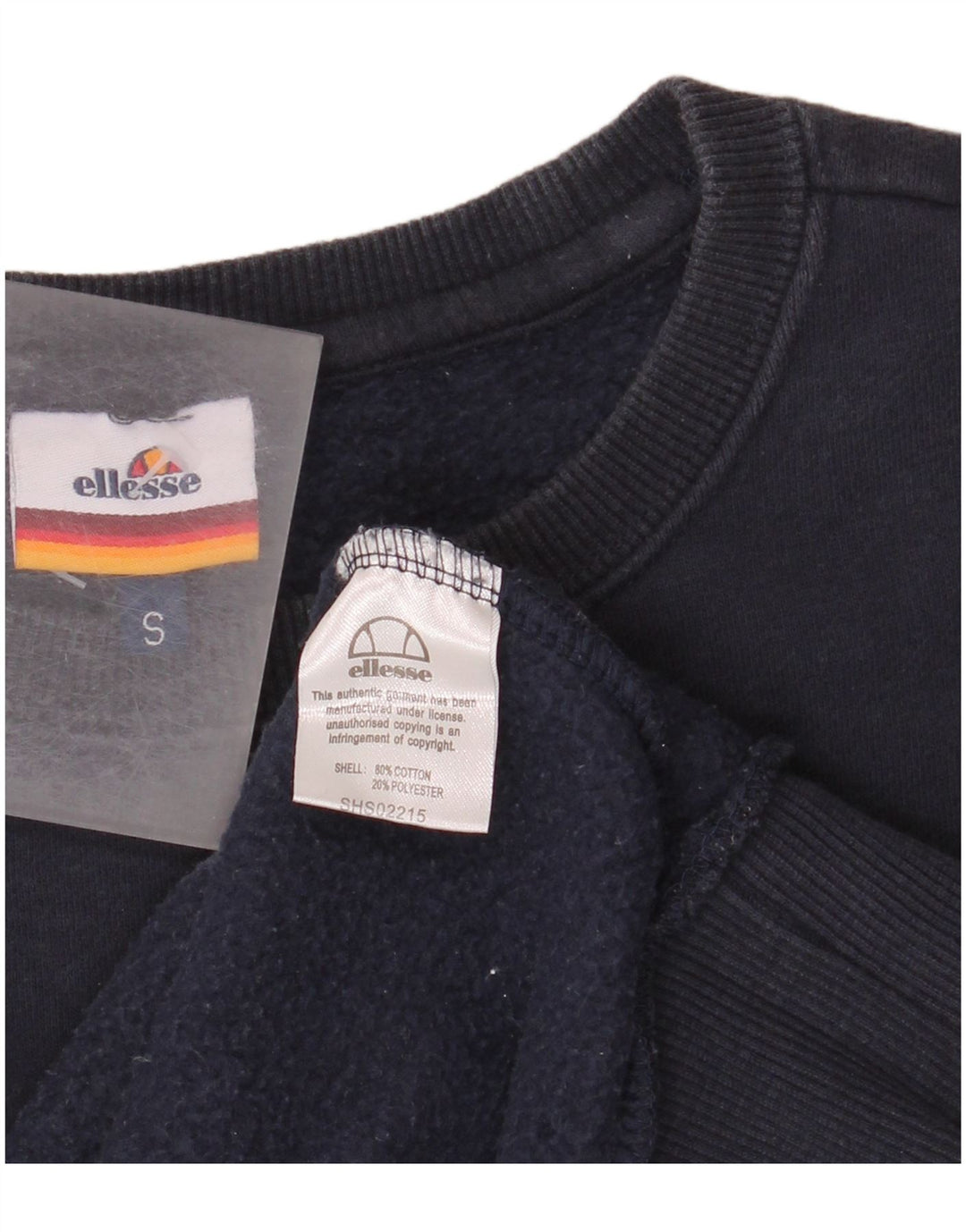 Мужской свитер Ellesse, маленький, темно-синий, хлопок