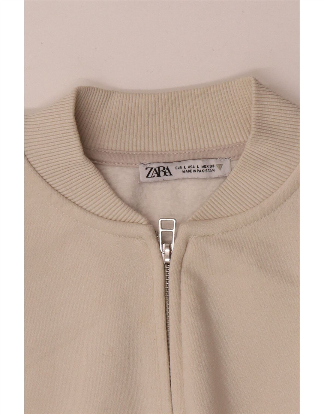 Женский спортивный костюм оверсайз Zara UK 16, большой бежевый
