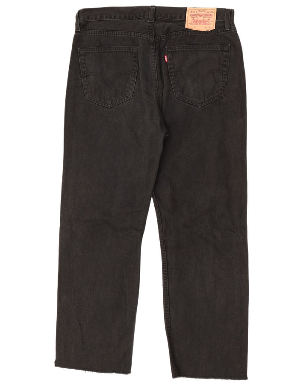 Мужские прямые джинсы Levi's 751 W36 L28, черный хлопок