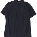 Мужская пуловерная рубашка Mossimo с коротким рукавом, темно-синяя, хлопковая, среднего размера