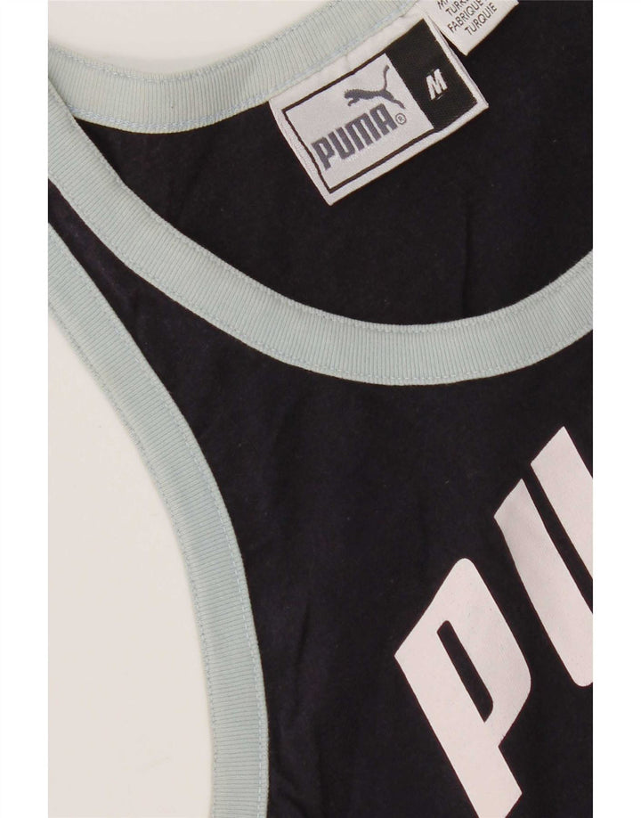 Женский жилет с рисунком Puma UK 12, средний, темно-синий